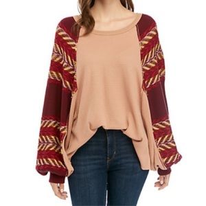 Free People Tops - free people rainbow dreams sweater.Oversized small Free People Tops - free people rainbow dreams sweater.Oversized small